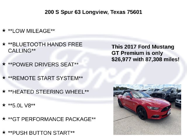 Used 2017 Ford Mustang GT Premium RWD image 10