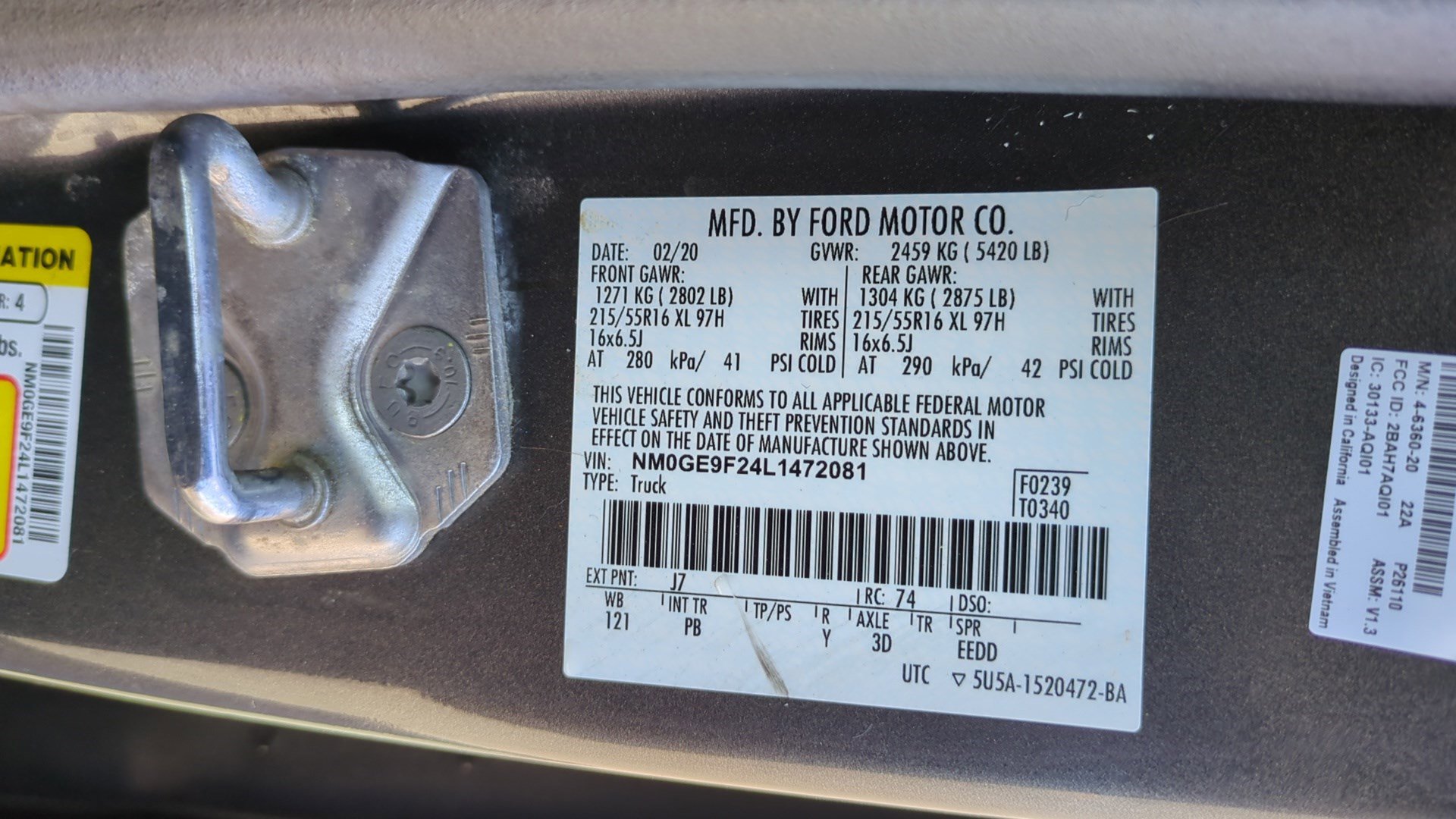 Used 2020 Ford Transit Connect XLT FWD image 37