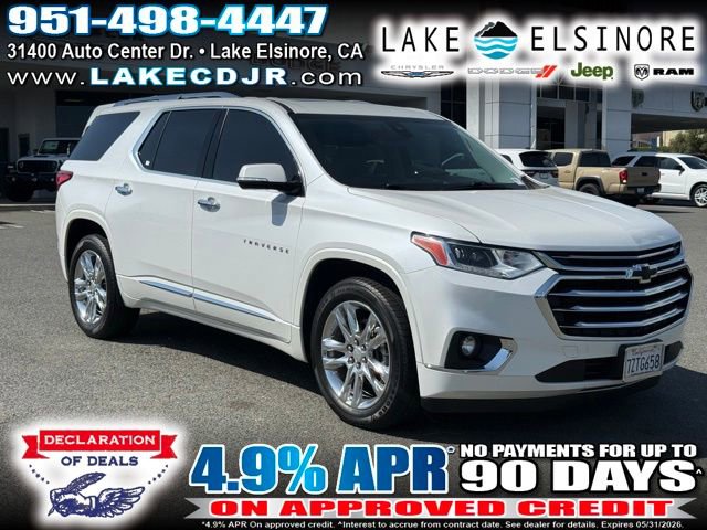 Used 2018 Chevrolet Traverse High Country w/ LPO, Cargo Package AWD/4WD 360° Tour