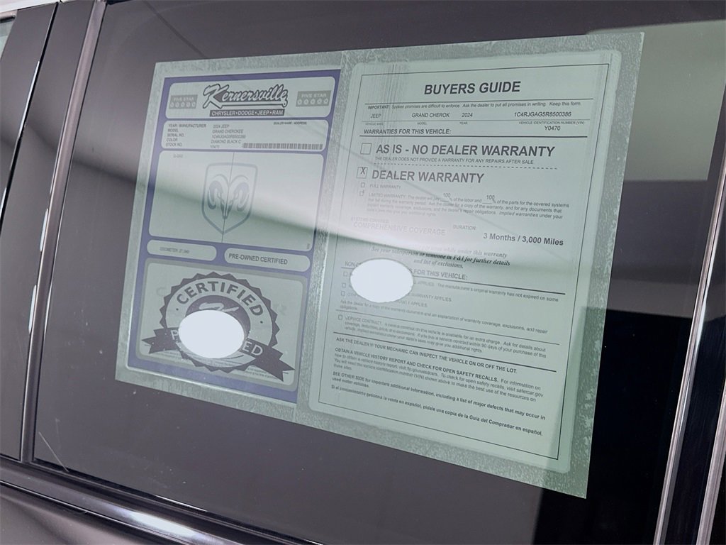 Used 2024 Jeep Grand Cherokee Laredo w/ Luxury Tech Group I image 37