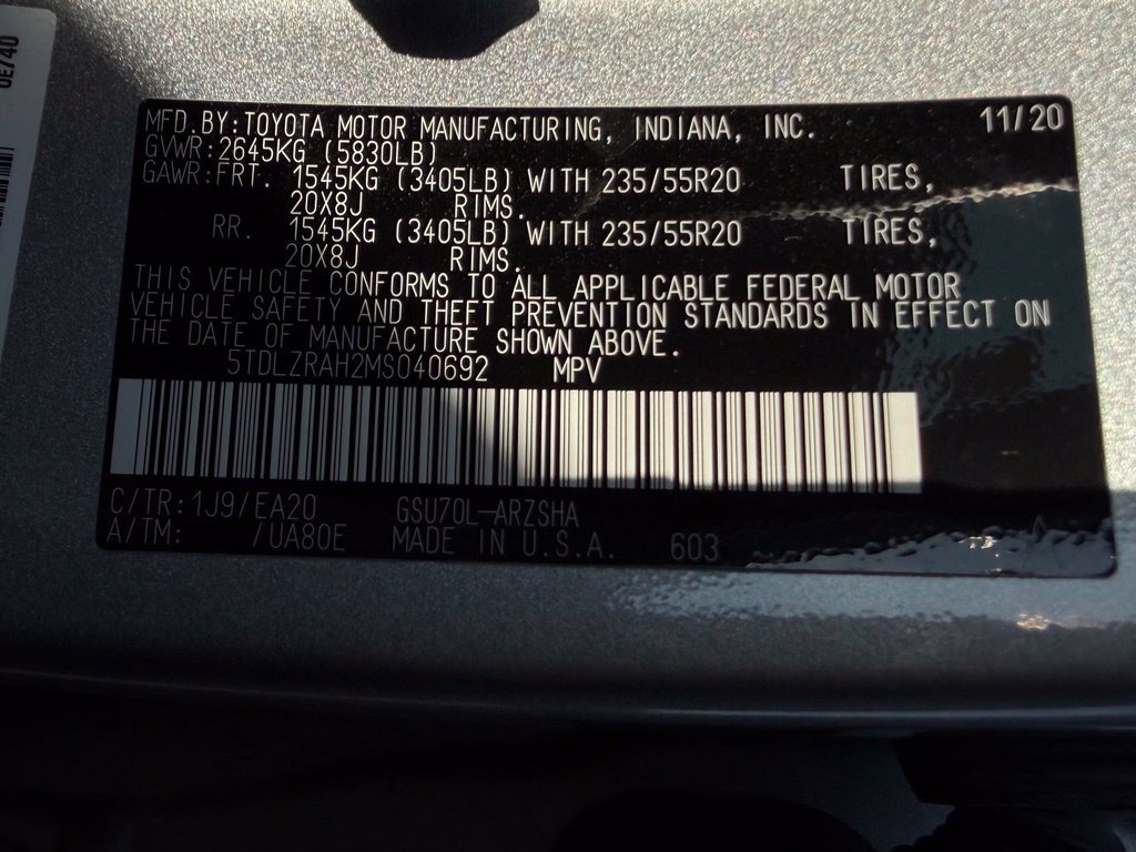 Used 2021 Toyota Highlander XSE FWD image 34