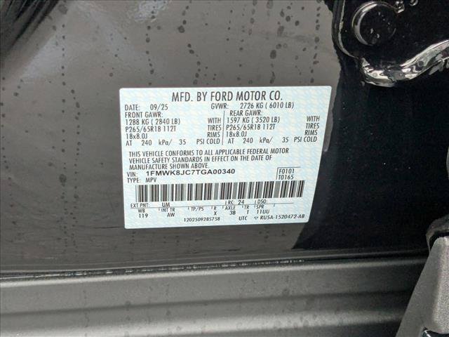New 2026 Ford Explorer Tremor w/ Tremor Ultimate Package AWD/4WD image 16