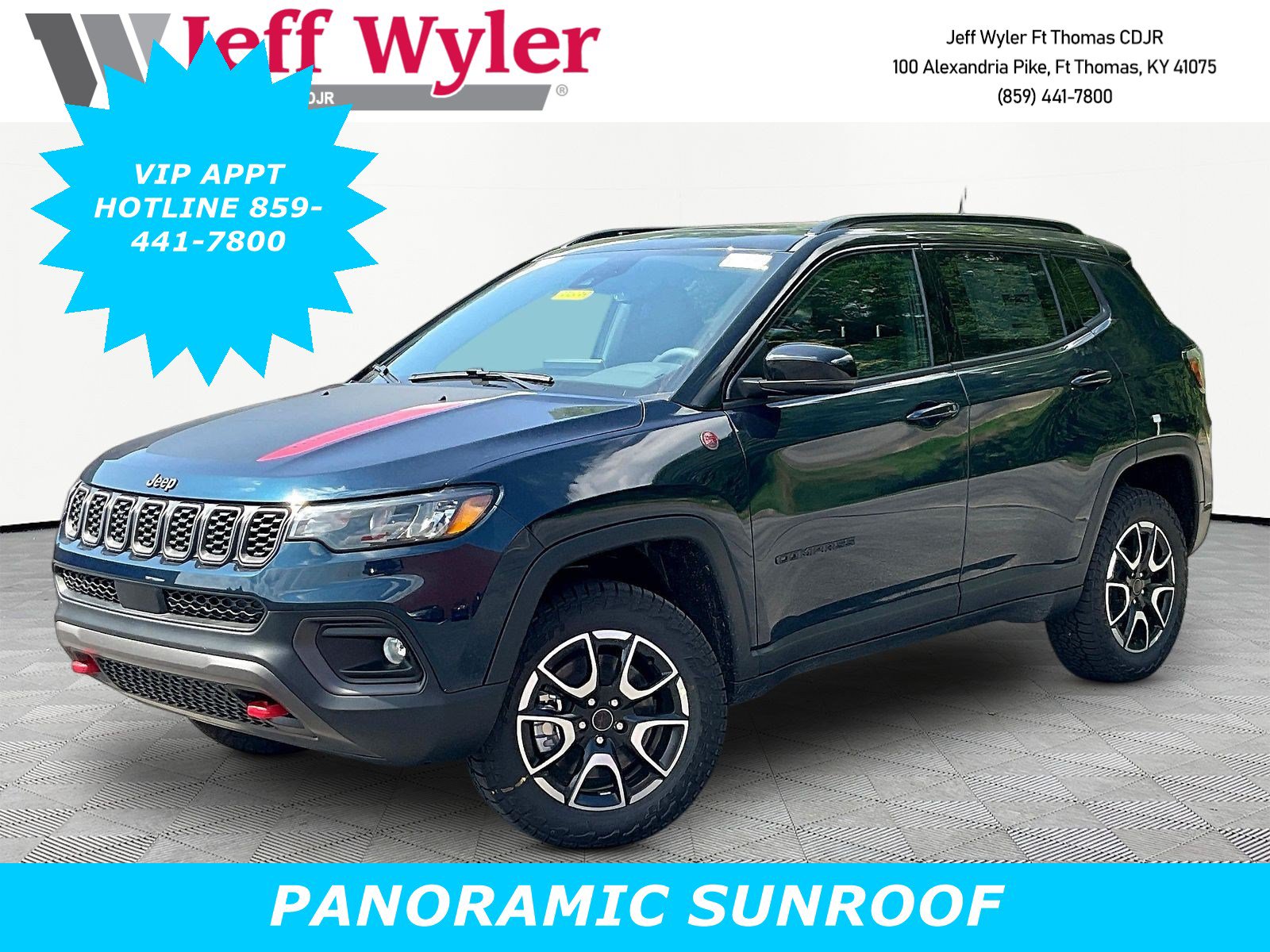 New 2026 Jeep Compass Trailhawk w/ Sun, Sound & Navigation Group
