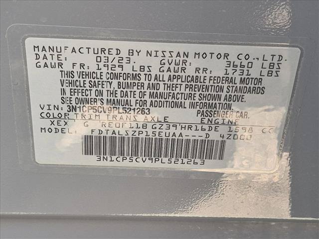 Certified 2023 Nissan Kicks SV FWD image 23
