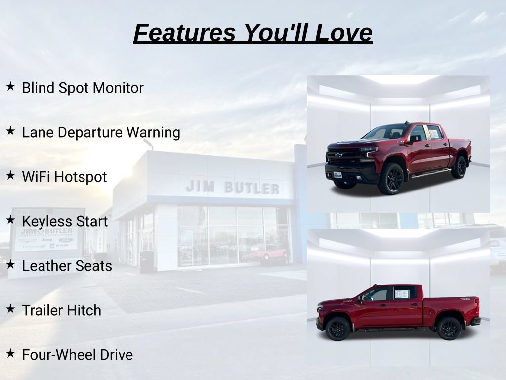 Used 2021 Chevrolet Silverado 1500 LT Trail Boss w/ Convenience Package II AWD/4WD image 19