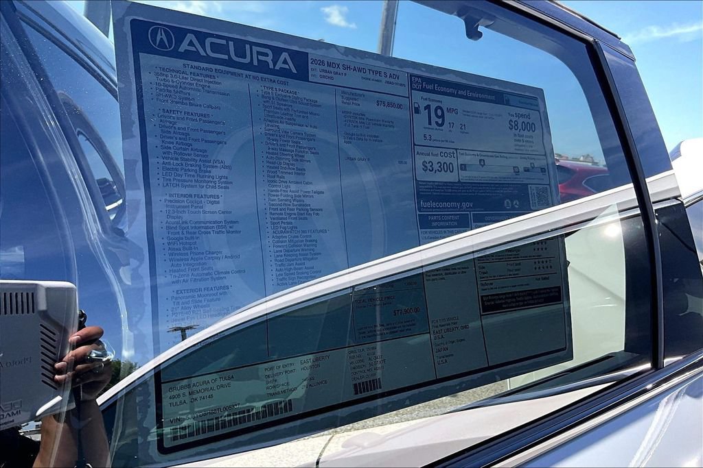 New 2026 Acura MDX Type S w/ Advance Package AWD/4WD image 30