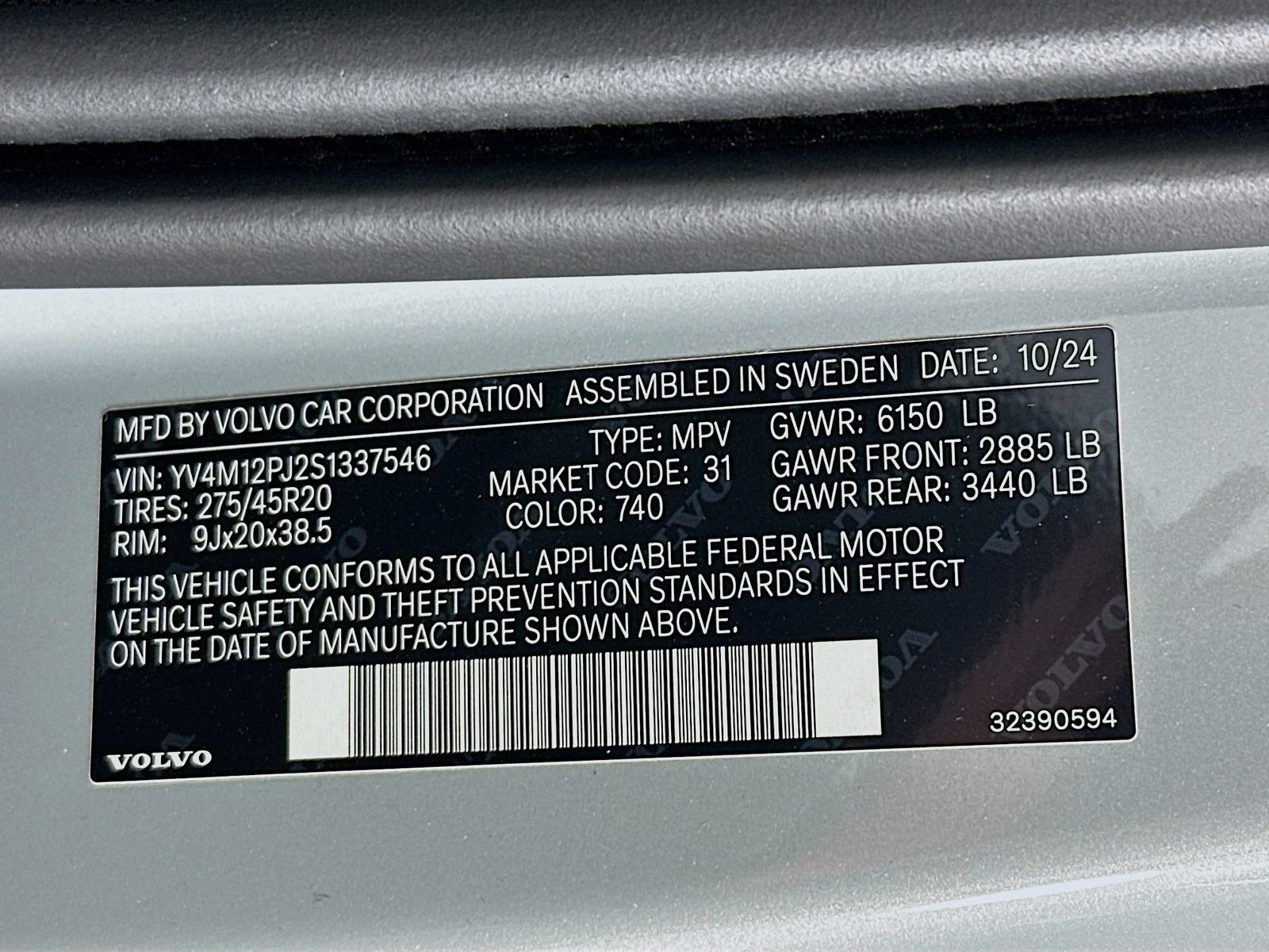 Used 2025 Volvo XC90 B5 Core AWD/4WD image 33