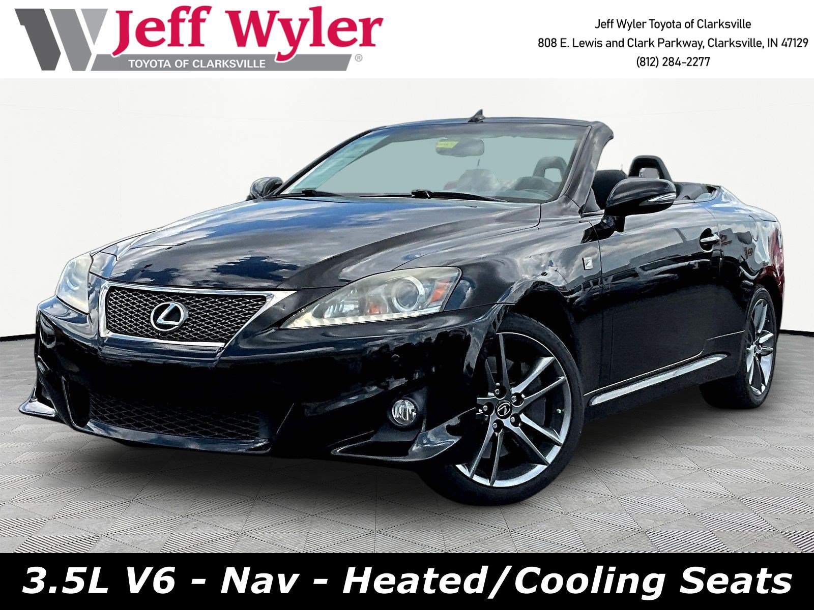 Used 2015 Lexus IS 350C w/ F-Sport Package w/as Tires RWD image 1