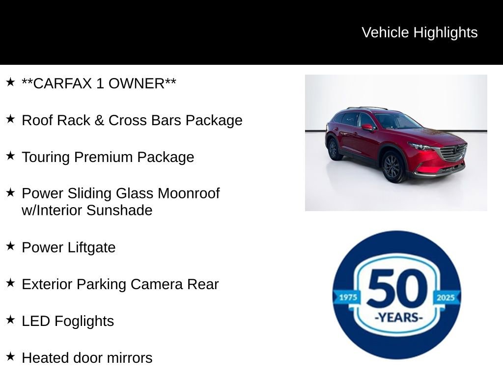 Used 2022 MAZDA CX-9 Touring w/ Touring Premium Package AWD/4WD image 7