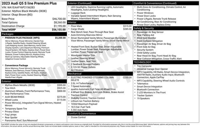 Certified 2023 Audi Q5 2.0T Premium Plus w/ Premium Plus Package AWD/4WD image 47