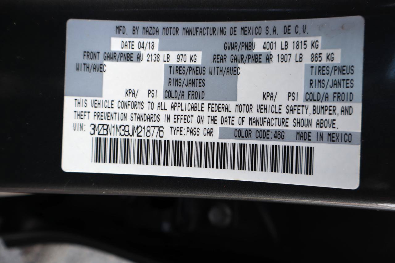Used 2018 MAZDA MAZDA3 Grand Touring w/ Premium Equipment Package FWD image 31