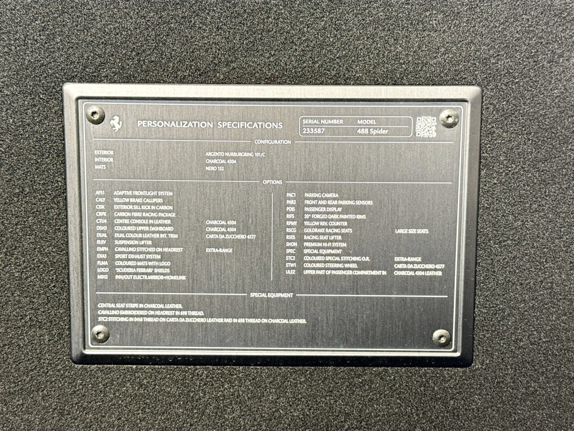 Certified 2018 Ferrari 488 Spider RWD image 28