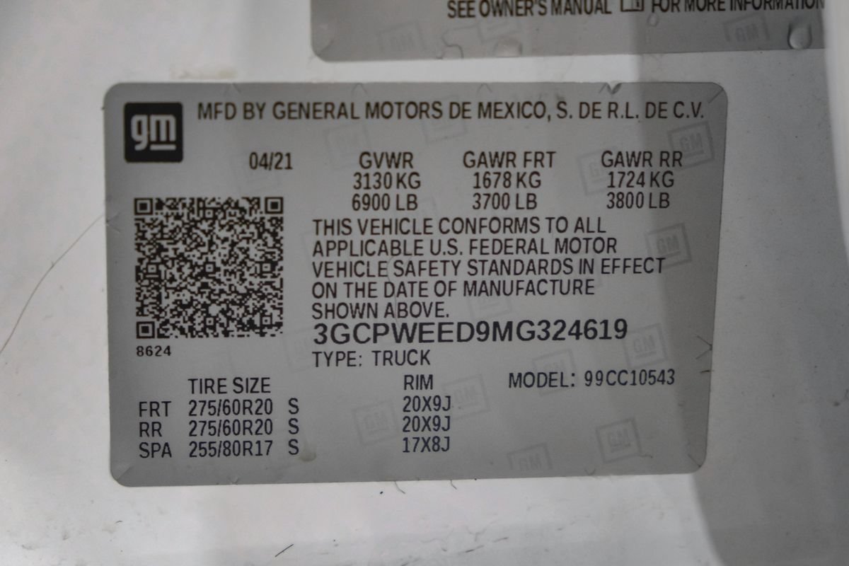 Used 2021 Chevrolet Silverado 1500 LTZ RWD image 63