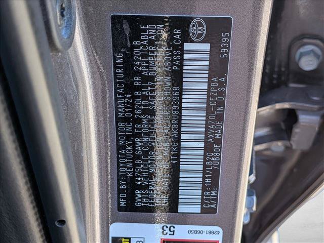 Certified 2024 Toyota Camry XSE FWD image 24
