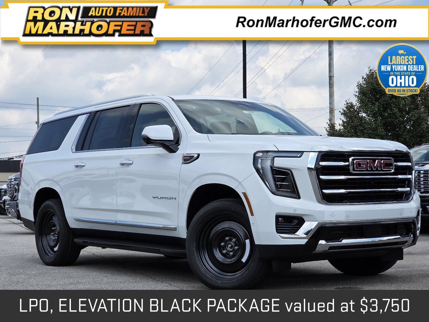 New 2026 GMC Yukon XL Elevation w/ LPO, Elevation Black Package AWD/4WD 360° Tour