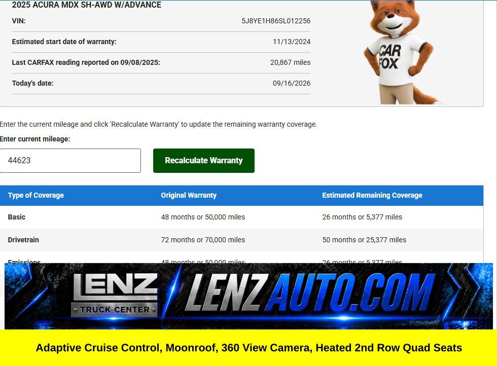 Used 2025 Acura MDX w/ Advance Package AWD/4WD image 71