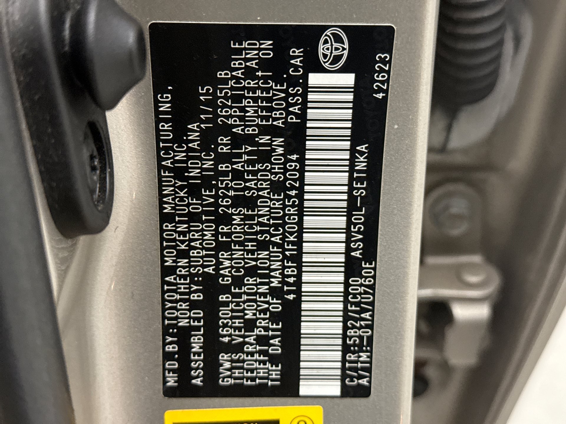 Used 2016 Toyota Camry LE FWD image 20