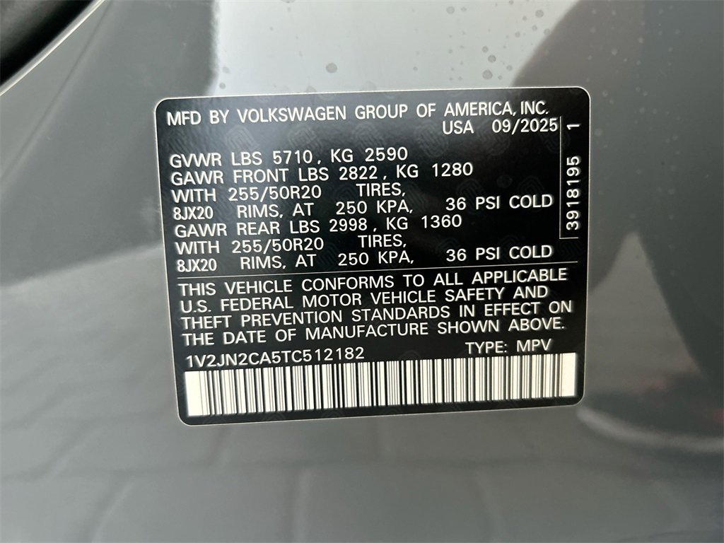 New 2026 Volkswagen Atlas SE image 43