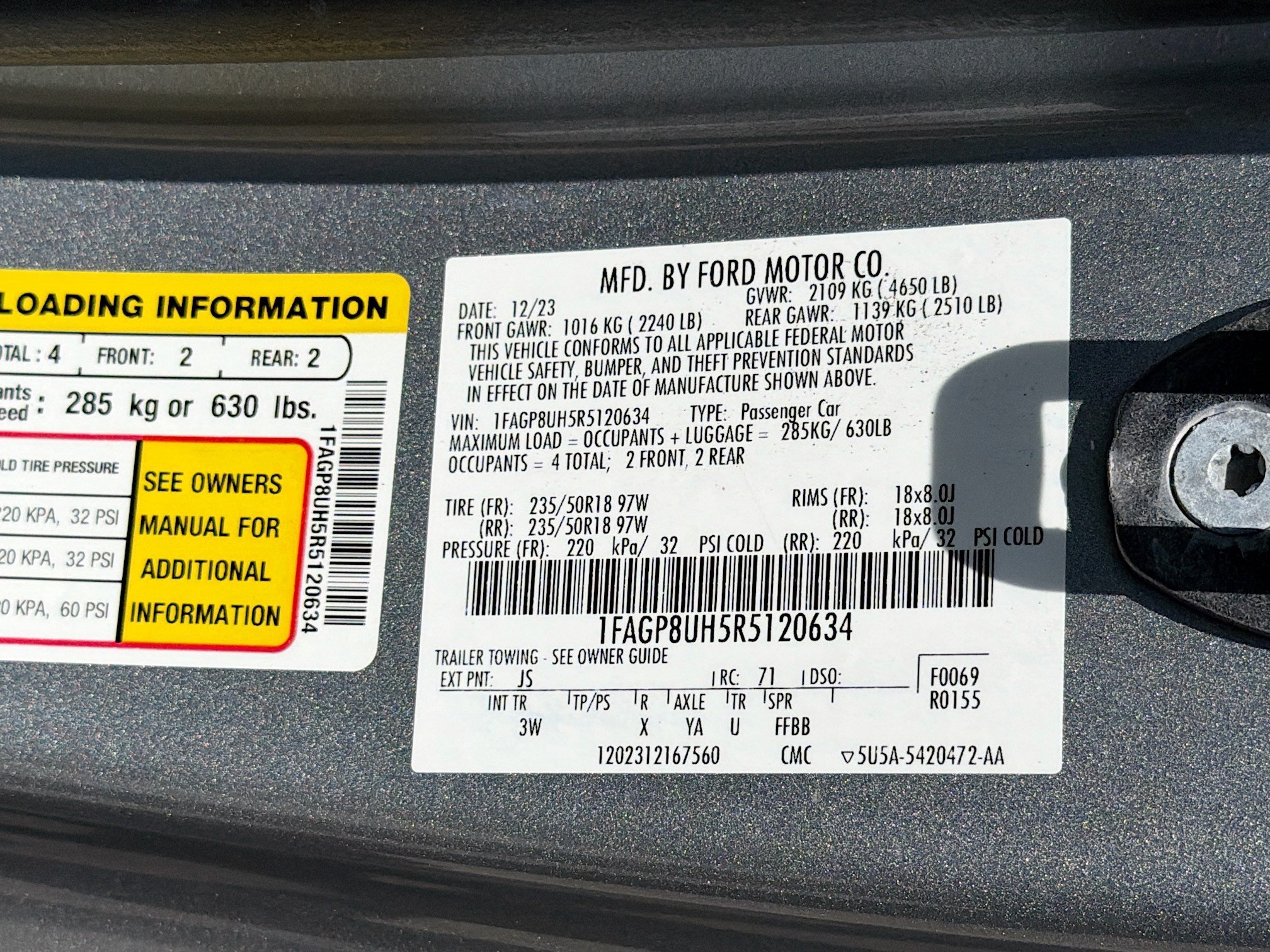 Used 2024 Ford Mustang Premium RWD image 41