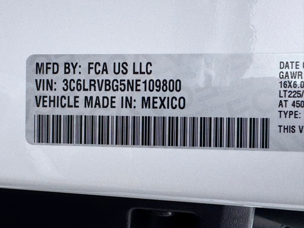Used 2022 RAM ProMaster 1500 w/ Convenience Group FWD image 34