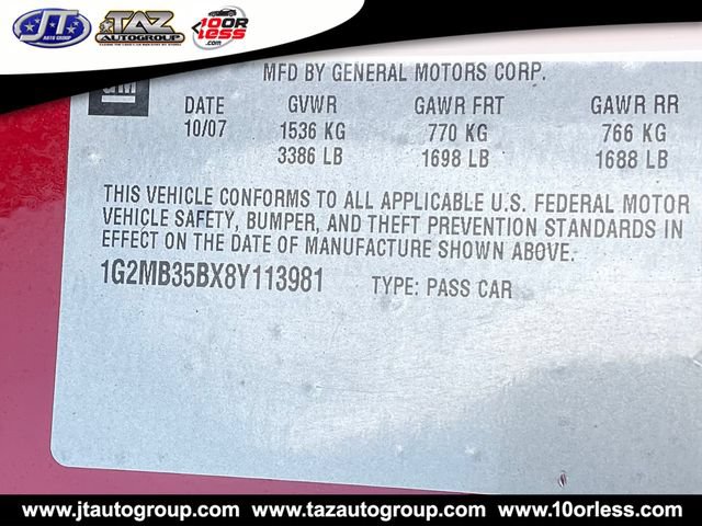 Used 2008 Pontiac Solstice Convertible w/ Preferred Package RWD image 15