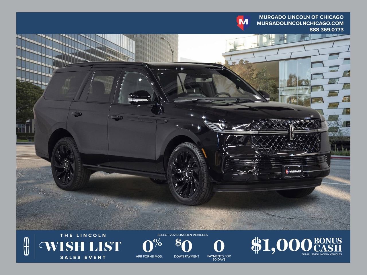 New 2025 Lincoln Navigator Reserve w/ Jet Appearance Package