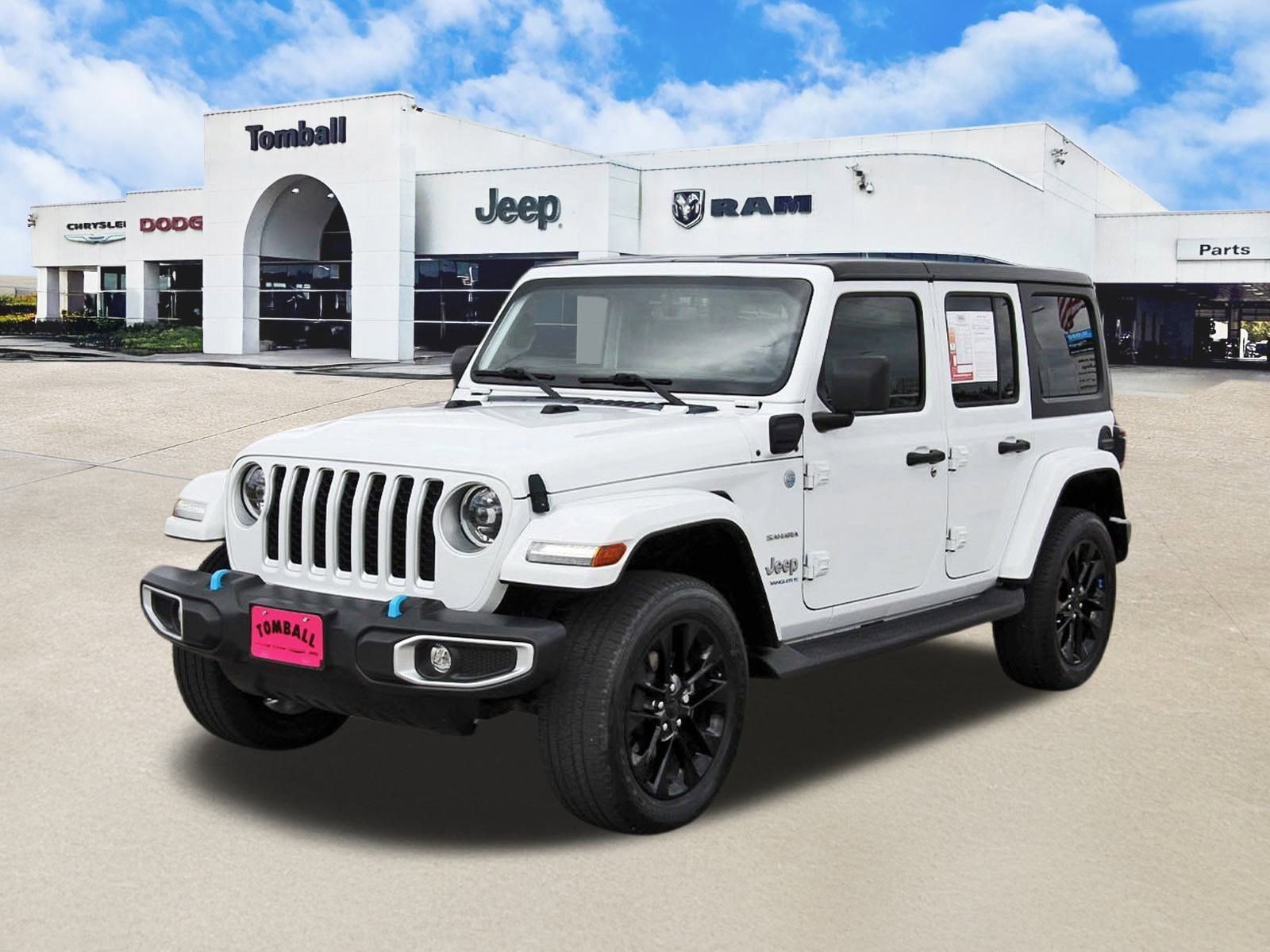 Used 2023 Jeep Wrangler Sahara 4xe image 3