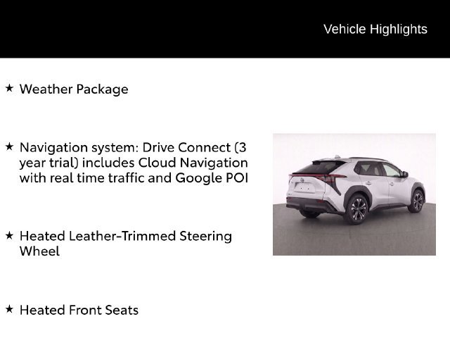 Certified 2024 Toyota bZ4X AWD w/ Weather Package image 7