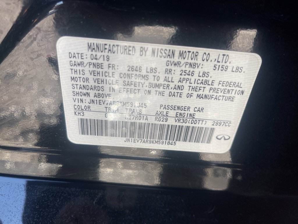 Used 2019 INFINITI Q50 Signature Edition w/ Cargo Package (L96) image 31