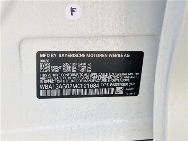 Used 2021 BMW 530e w/ Parking Assistance Package RWD image 26