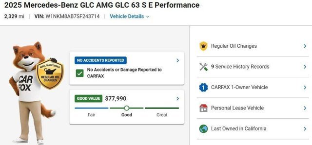 Used 2025 Mercedes-Benz GLC 63 AMG S image 3