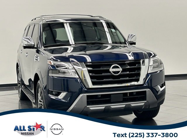 Certified 2023 Nissan Armada Platinum w/ Captain's Chairs Package