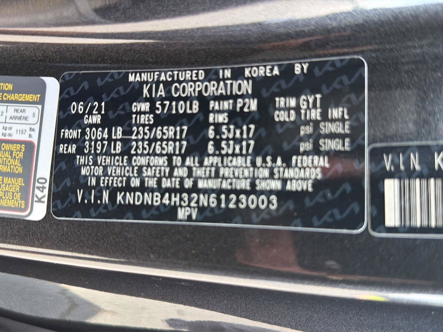 Used 2022 Kia Carnival LX FWD image 38