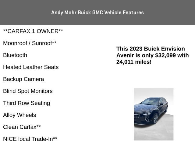 Used 2023 Buick Envision Avenir AWD/4WD image 4