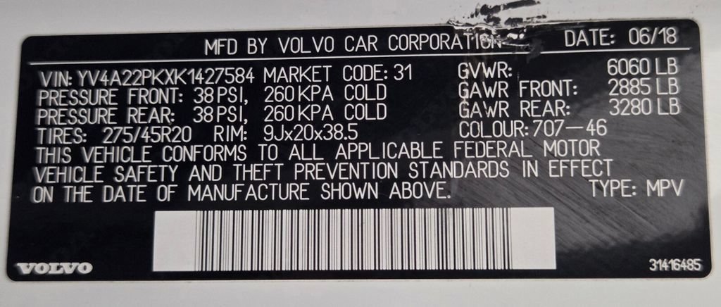 Used 2019 Volvo XC90 T6 Momentum w/ Protection Package Premier AWD/4WD image 33