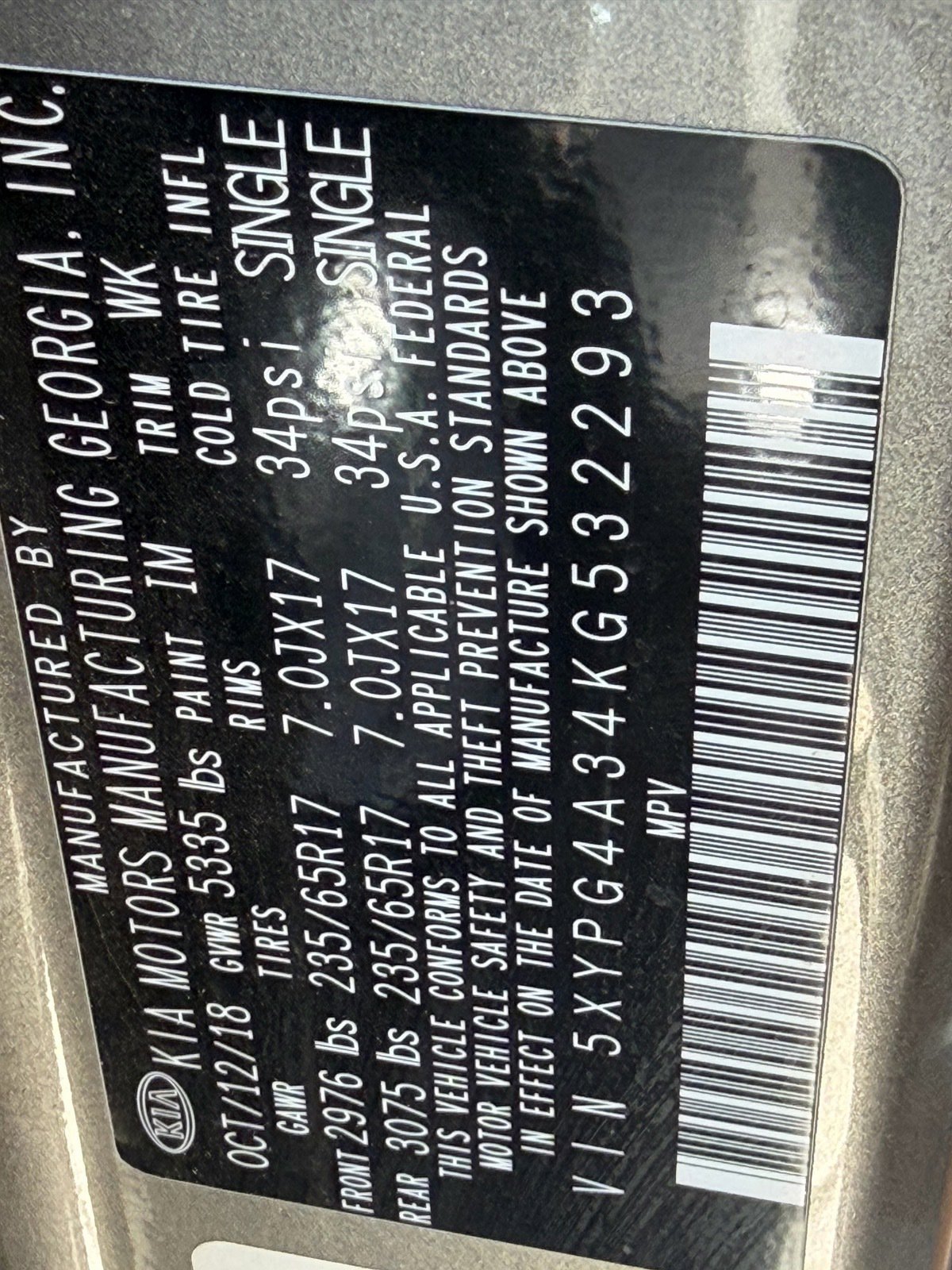 Used 2019 Kia Sorento LX image 13