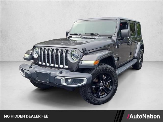 Used 2019 Jeep Wrangler Unlimited Sahara w/ Uconnect 4C Nav & Sound Group AWD/4WD image 1