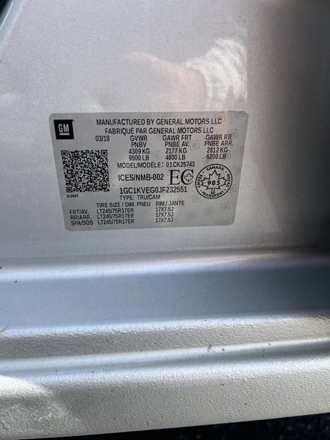 Used 2018 Chevrolet Silverado 2500 LT image 13