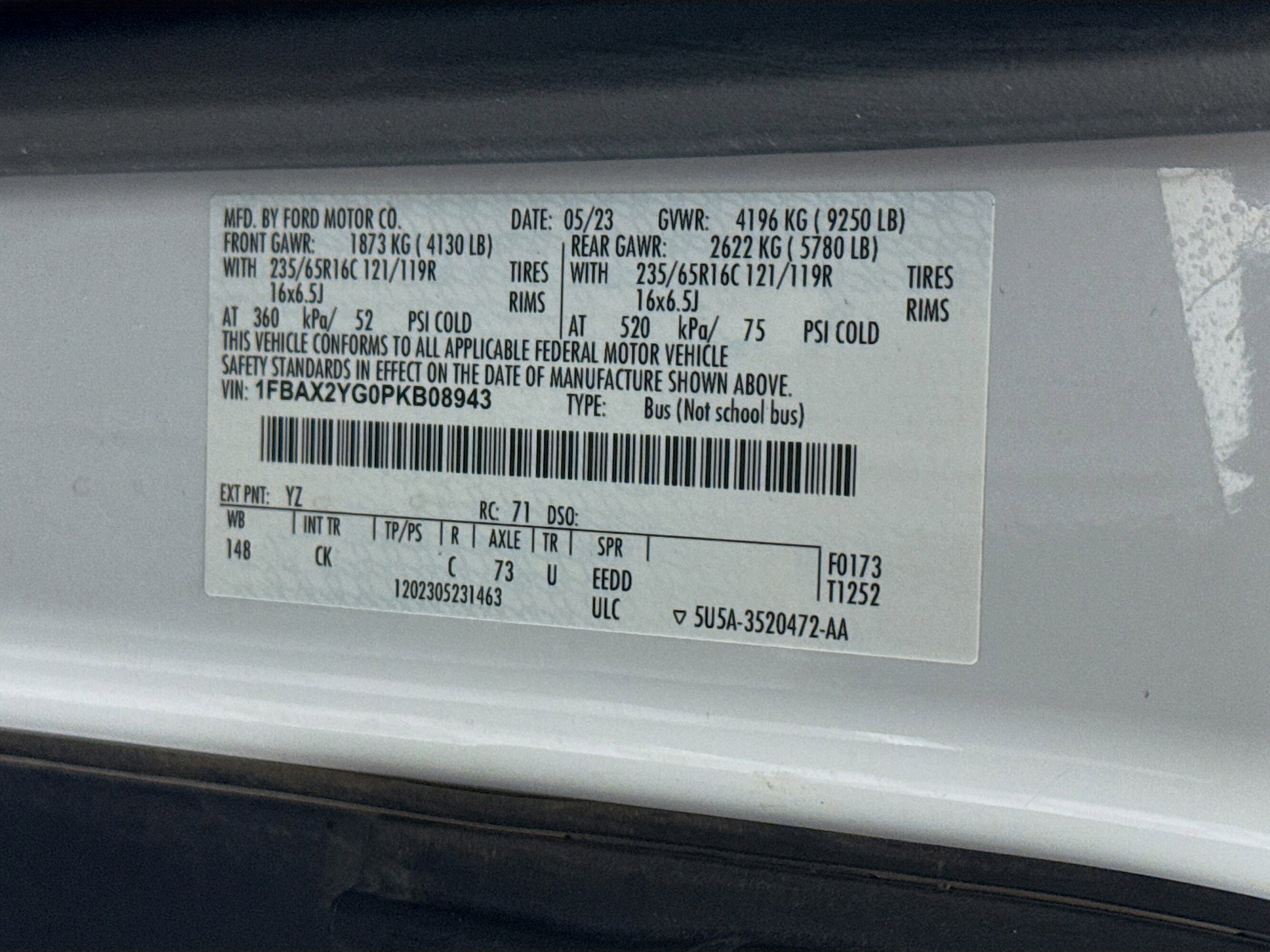 Used 2023 Ford Transit 350 XLT image 35