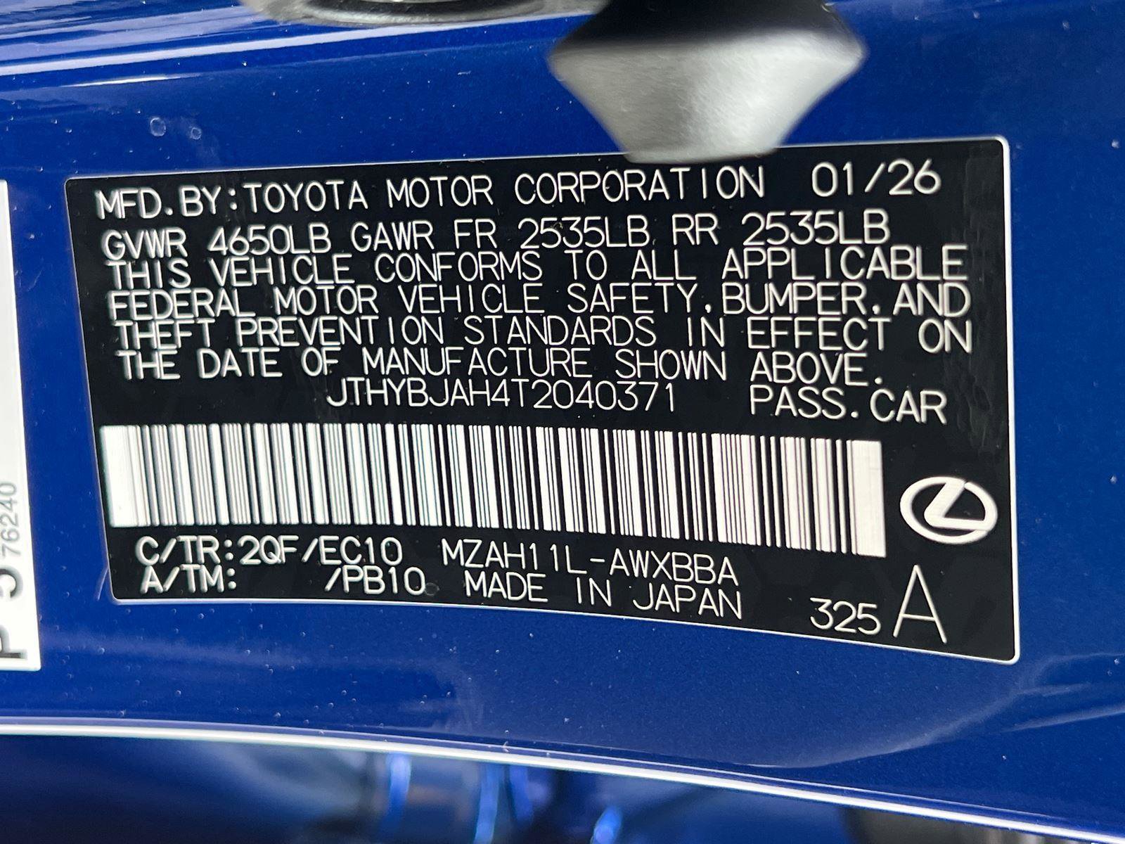 New 2026 Lexus IS 350 F Sport image 51