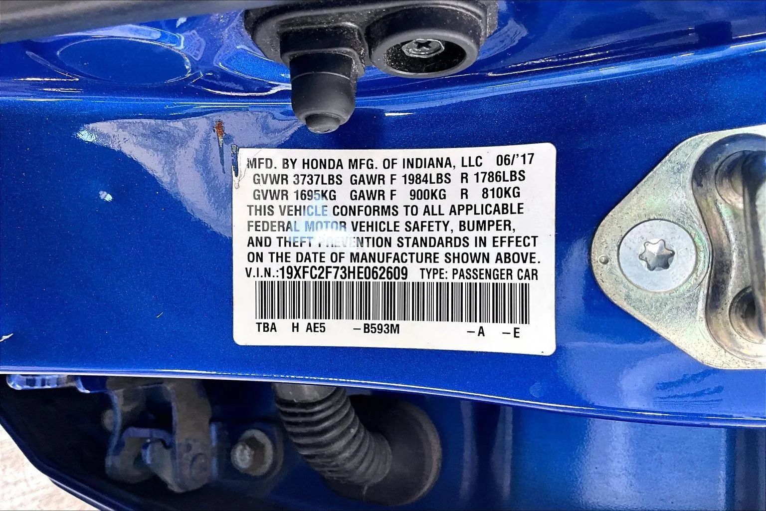 Used 2017 Honda Civic EX image 16