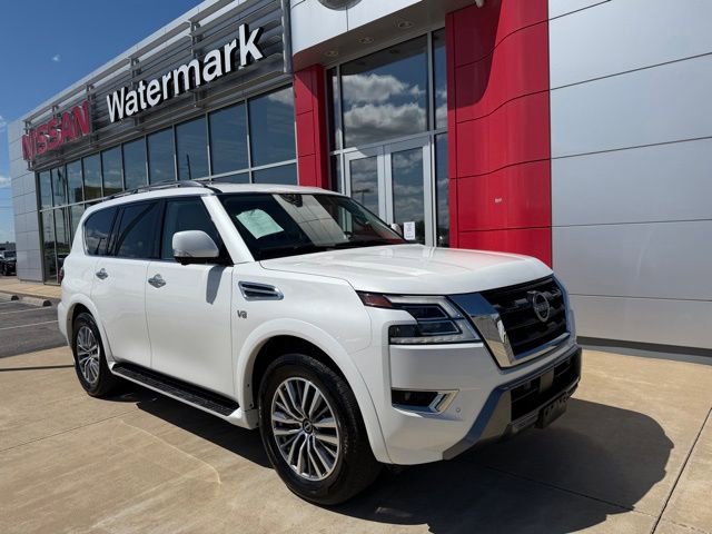 Used 2022 Nissan Armada SL w/ Captain's Chairs Package AWD/4WD image 1