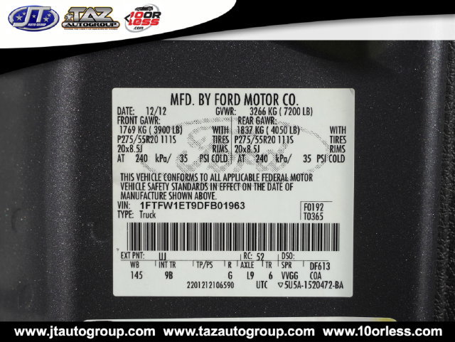 Used 2013 Ford F150 Platinum AWD/4WD image 19