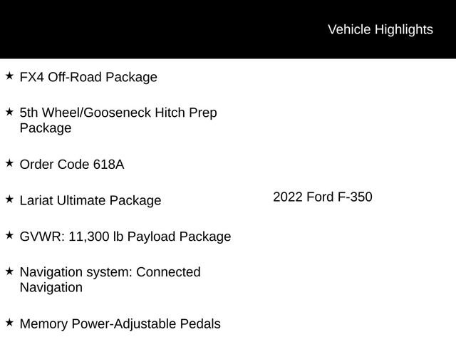 Used 2022 Ford F350 Lariat w/ Lariat Ultimate Package image 12