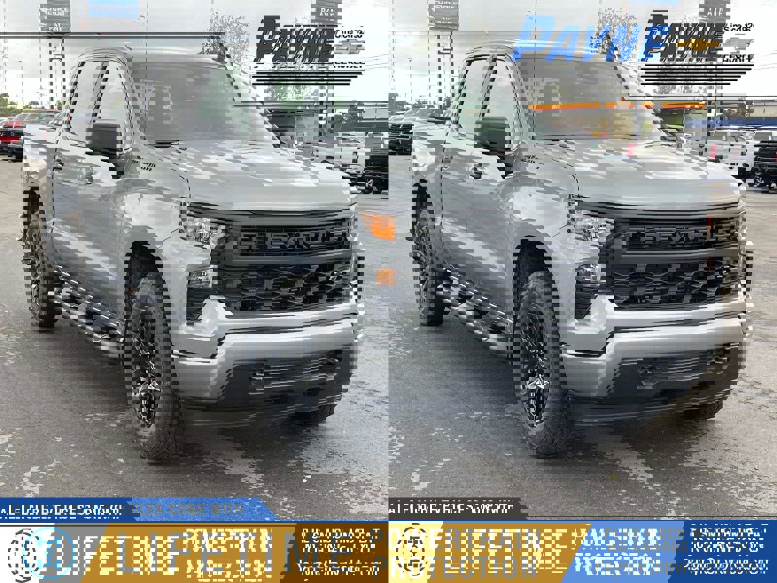 New 2026 Chevrolet Silverado 1500 Custom w/ Turbomax Blackout Package