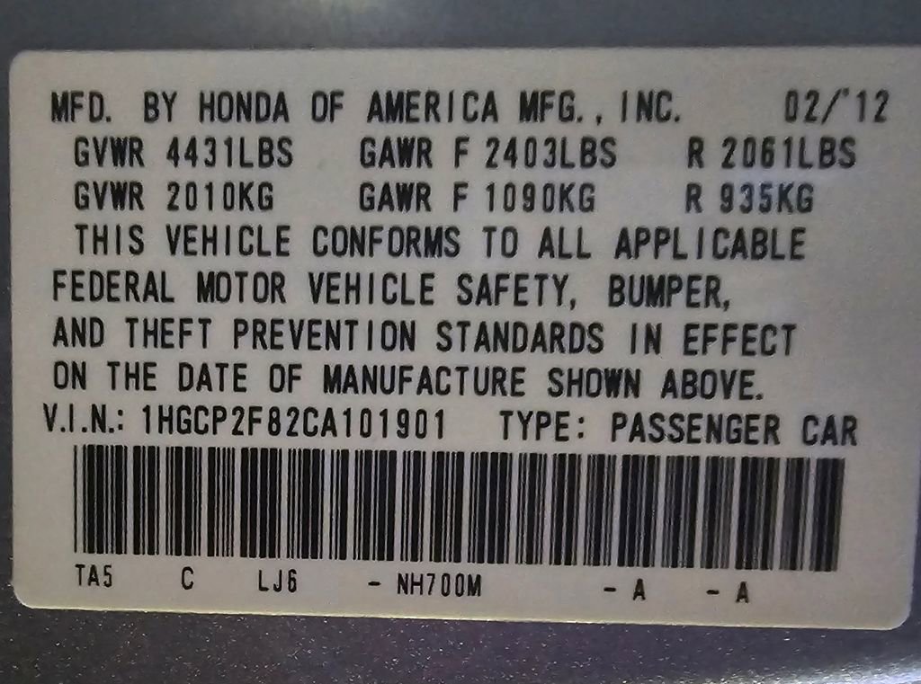 Used 2012 Honda Accord EX-L image 24