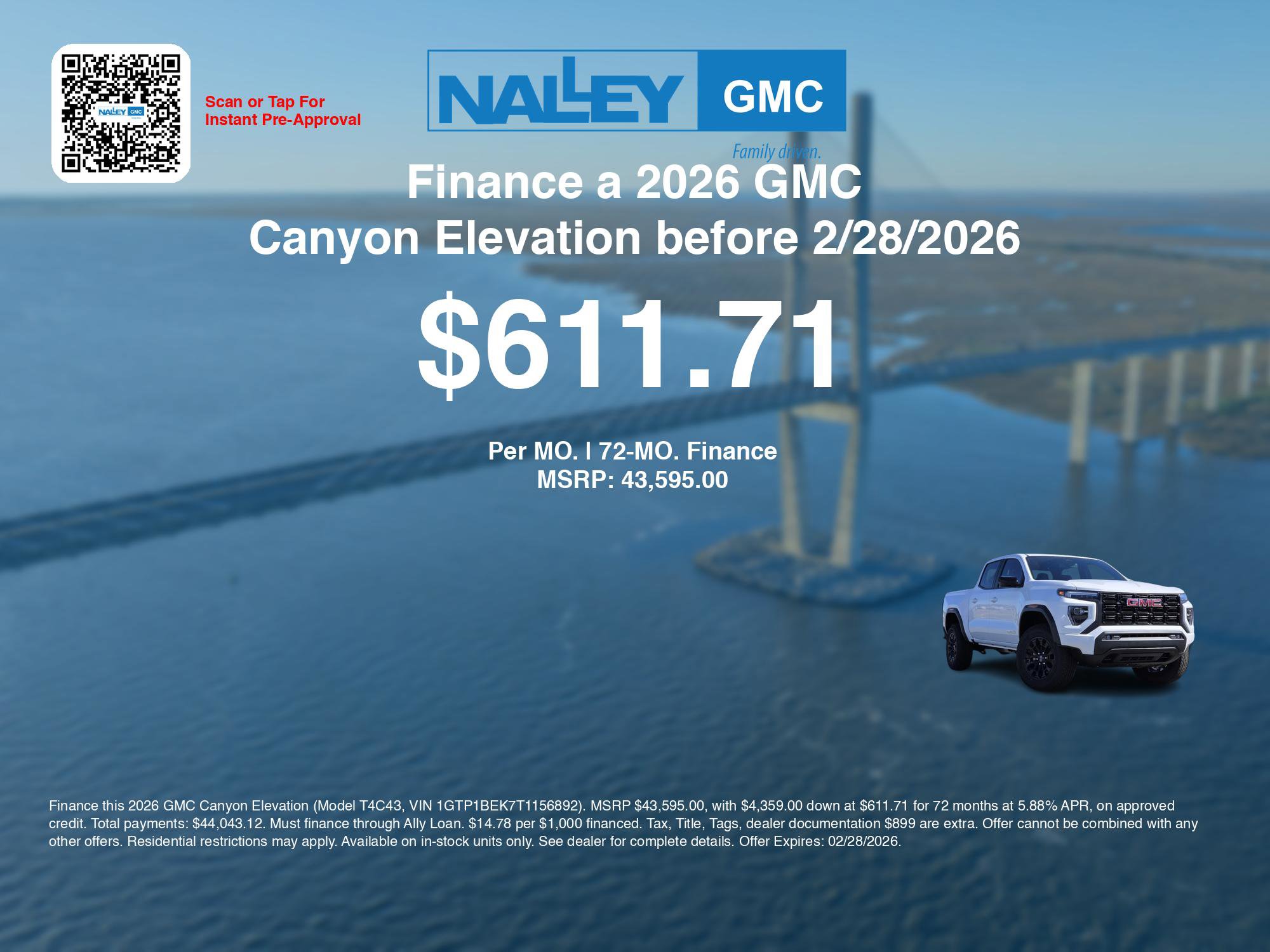 New 2026 GMC Canyon Elevation w/ Convenience Package image 7