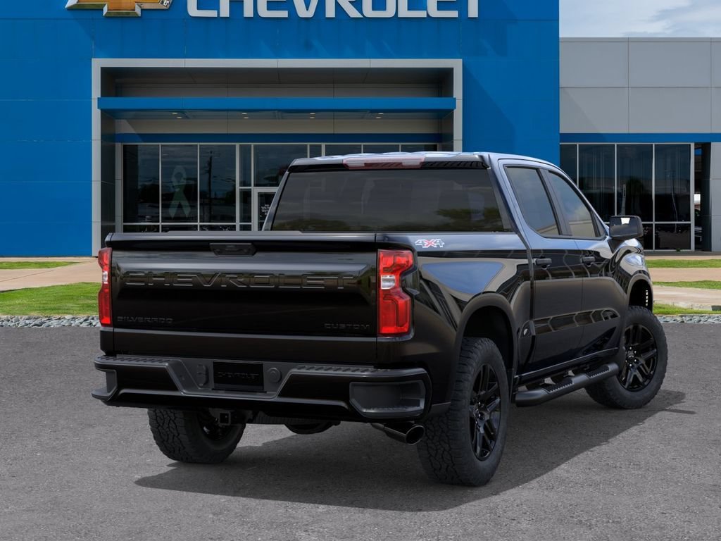 New 2026 Chevrolet Silverado 1500 Custom w/ Turbomax Blackout Package AWD/4WD image 4
