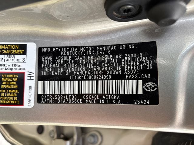 Used 2016 Toyota Avalon XLE Plus FWD image 31