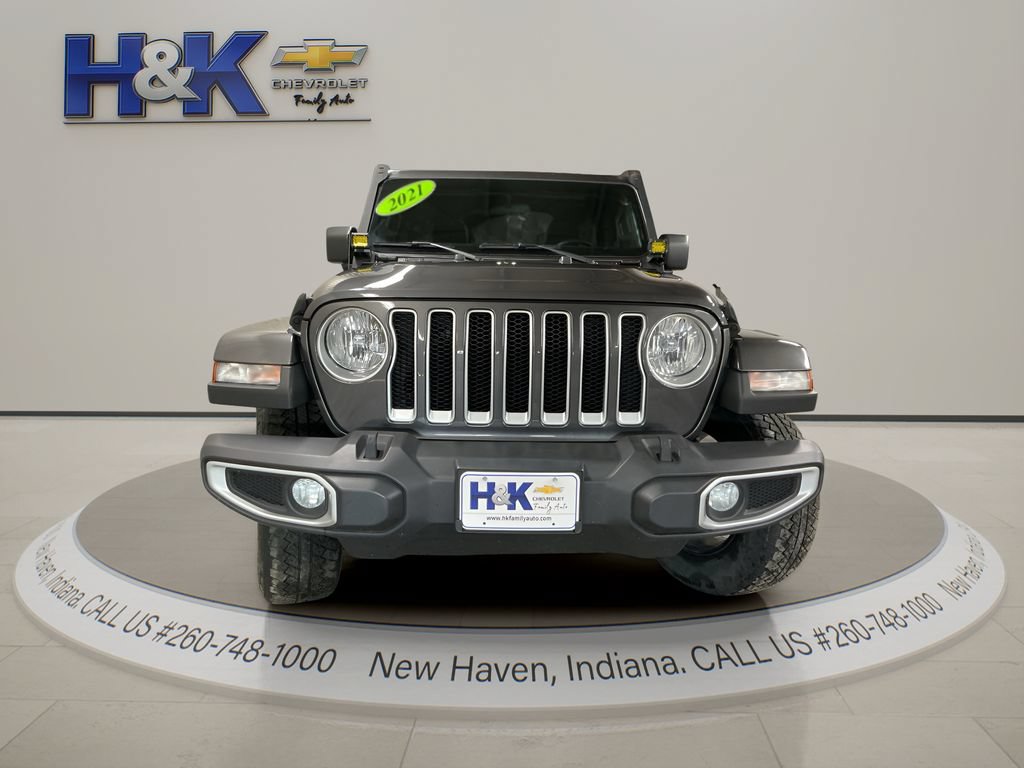 Used 2021 Jeep Wrangler Unlimited Sahara w/ Cold Weather Group AWD/4WD image 2